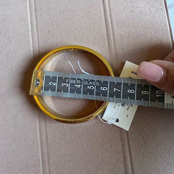 Kate Spade Gold and Cream Bangle Bracelet - Picture 6 of 8